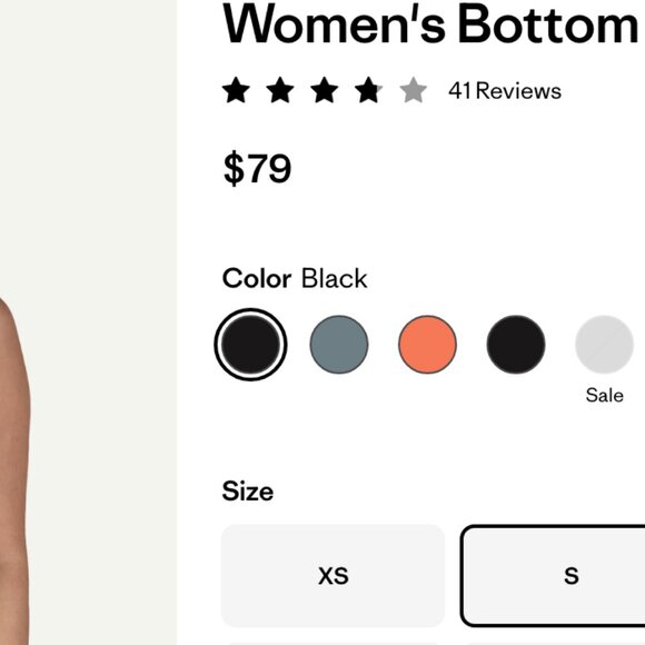 Patagonia Black Bikini Top - Picture 2 of 4